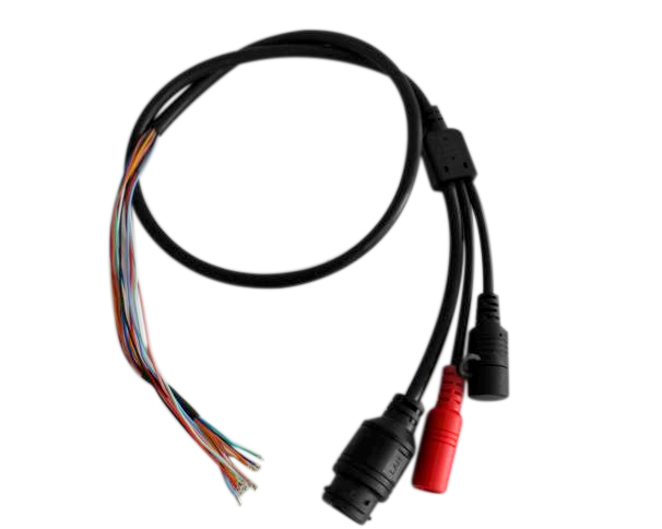 RJ45+電源+撥碼開(kāi)關(guān)防水網(wǎng)絡(luò)線